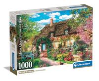 Clementoni high quality collection puzzel + poster het oude huisje 1000 stukjes - thumbnail