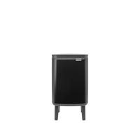 Brabantia Bo hi afvalemmer 4 liter met kunststof binnenemmer matt black - thumbnail