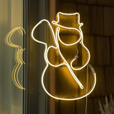 Konstsmide lichtstlang kerstman led 47 x 36 cm staal warm