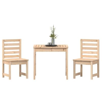 3-delige Bistroset massief grenenhout