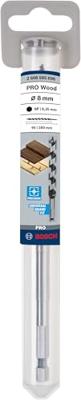 Bosch Accessoires Houtslangenboor, zeskant 8 x 100 x 160 mm, d 6,35 mm 1st - 2608585696 Bosch Accessoires Houtslangenboor, zeskant 8 x 100 x 160 mm, d 6,35 mm 1st - 2608585696