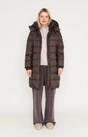 Moscow 12-08-brandylong Winterjassen Dark Brown Solid - thumbnail