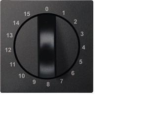 Merten 539014 Afdekking System M Antraciet 1 stuk(s)