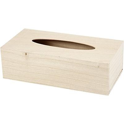 Tissuedoos creativ company 27x14x8cm hout