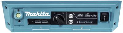 Makita DCU602Z Accu Dumper met elektrisch kiepbare bak LXT 2X18 V Basic Body