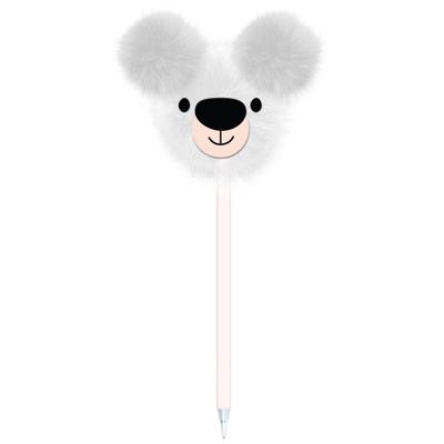 Blueprint Collections balpen Happy Zoo Bear Family ijsbeer wit