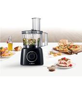 Bosch MCM3201B keukenmachine 800 W 2,3 l Zwart, Transparant - thumbnail