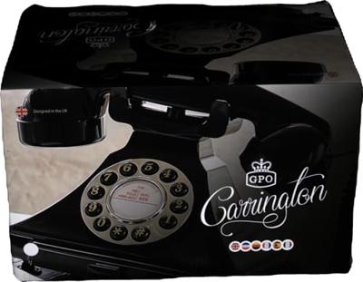 GPO GPOCARRPBCH Carrington Classic Desk Telephone Push Button Chrome