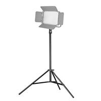 Walimex pro AIR 280 FW-806 Lampstatief 280 cm + wielen - lichtstatief met luchtvering en statiefwielen, hoogte max. 290 cm, 6 kg draagvermogen, aluminium, lichtstatief voor fotografie, studio, outdoor - thumbnail