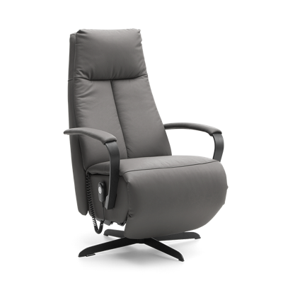 Sta-op Stoel J-102 Antraciet Leer