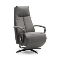 Sta-op Stoel J-102 Antraciet Leer - thumbnail