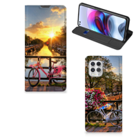 Motorola Moto G100 | Book Cover | Amsterdamse Grachten - thumbnail