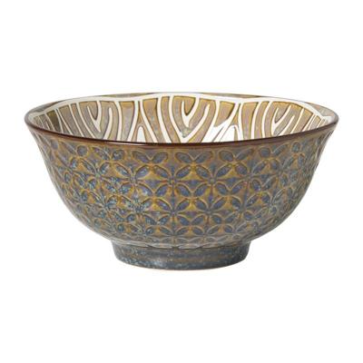 Schaaltje Bruno groot - grijs/blauw - ø15.8x7.3 cm Schaaltje Bruno groot - grijs/blauw - ø15.8x7.3 cm