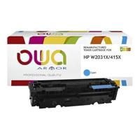 Tonercartridge OWA alternatief tbv HP W2031X blauw - thumbnail