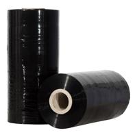 Machinewikkelfolie 23 micron 50 cm x 1390 meter 250% voorrek zwart - thumbnail