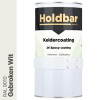 Holdbar Keldercoating Gebroken Wit (RAL 9010) 1 kg - thumbnail