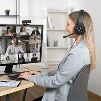 Hama On Ear headset Zwart, Rood - thumbnail