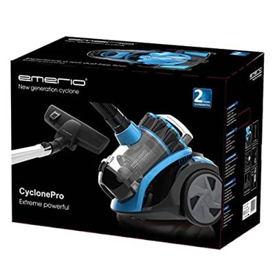 Emerio VCE-108278.10 Stofzuiger Cyclone Zwart/Blauw - thumbnail