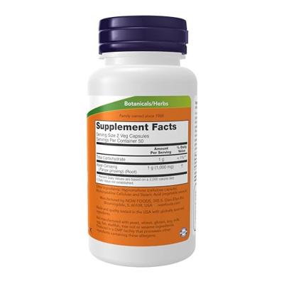 Panax Ginseng 500mg 100v-caps