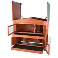 TRIXIE NATURA KNAAGDIERHOK 2 VERDIEPINGEN GRIJSGROEN 133X83X120 CM - thumbnail