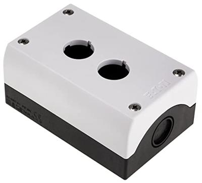 Eaton M22-I2 Opbouwbehuizing 2 inbouwplaatsen, Voor bodembevestiging (Ø x h) 22 mm x 80 mm Antraciet 1 stuk(s)