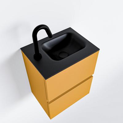 MONDIAZ ADA 40cm toiletmeubel ocher. LEX wastafel urban links 1 kraangat MONDIAZ ADA 40cm toiletmeubel ocher. LEX wastafel urban links 1 kraangat