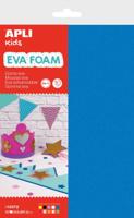 Apli Kids schuimrubber ft 20 x 30 cm, pak met 10 vellen in geassorteerde kleuren - thumbnail
