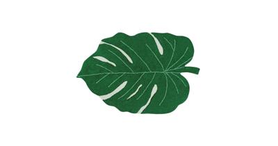 Wasbaar katoenen tapijt Monsterablad LORENA CANALS groen