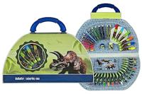 Dinosaurus Kleurkoffer 51 Delig - thumbnail
