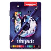 Bruynzeel blik 12 kleurpotloden bzl - thumbnail