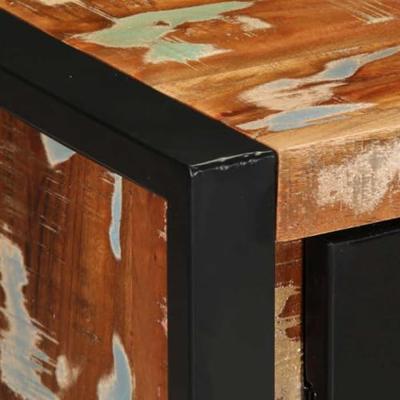 Dressoir 55x35x70 cm massief gerecycled hout meerkleurig Dressoir 55x35x70 cm massief gerecycled hout meerkleurig