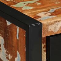 Dressoir 55x35x70 cm massief gerecycled hout meerkleurig - thumbnail