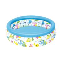 Bestway Opblaasbaar Kinderzwembad 3 Ringen Koraal 102x25 cm +2 Jaar Tuin 51008 - thumbnail
