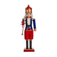 Decoratieve figuren Rood Blauw Notenkraker 18,5 x 81,5 x 16,5 cm Plastic - thumbnail