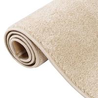 VidaXL Vloerkleed kortpolig 160x230 cm beige - thumbnail