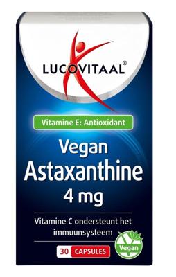 Lucovitaal Vegan Astaxanthine 4mg 30Capsules