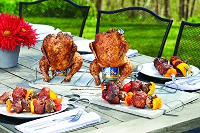Multifunctionele RVS schaschlikset, 8 spiesen - Napoleon grills - thumbnail