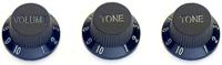 Stagg SP-KNST-BLK knoppen voor ST-stijl elektrische gitaren - thumbnail