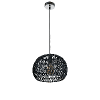 Scandinavische Hanglamp Lasse 30 cm 1 Lichts Zwart - thumbnail