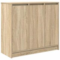 Dressoir 85x34x76 cm spaanplaat Sonoma eikenkleurig - thumbnail