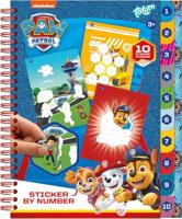 Totum paw patrol stickeren op nummer boek - thumbnail