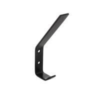 Kapstokhaak 695010 gebogen zwart - thumbnail