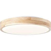 Brilliant G99414/75 Slimline LED-plafondlamp LED LED vast ingebouwd Energielabel: F (A - G) 13 W Hout (licht), Wit - thumbnail