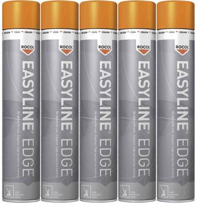 Rocol RS47005-5 Easyline EDGE lijnmarkeerverf Oranje 5 stuk(s)