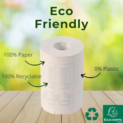 Telrol exacompta 57mmx18mx12mm thermisch fenolvrij | 20 stuks