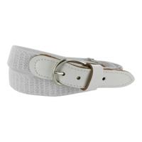 Oxxy elastische verstelbare riem glitter white - thumbnail