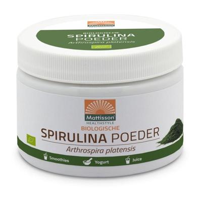 Mattisson HealthStyle Biologische Spirulina Poeder Mattisson HealthStyle Biologische Spirulina Poeder