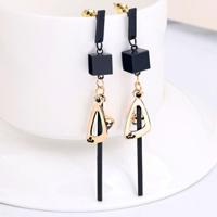 Vintage Metal Fashion Geometric Long Tassel Earrings For Women - thumbnail