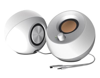 Creative Pebble 2.0 PC-luidsprekers Kabelgebonden 4.4 W Wit