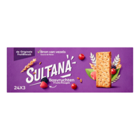 Fruitbiscuit Sultana bosvruchten 3-pack | 24 stuks - thumbnail